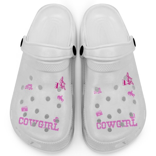 Barrel Racing Cowgirl Clogs