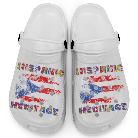 Puerto Rico Hispanic Heritage Month Clogs