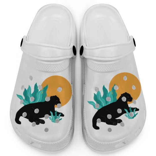 Sunday Chillout With Black Panther Clogs