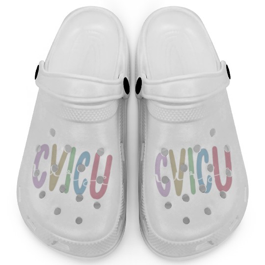 Cvicu Nurse Cardiovascular Intensive Care Unit Clogs