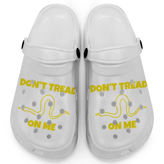 Dont Tread On Me Line Snake Clogs
