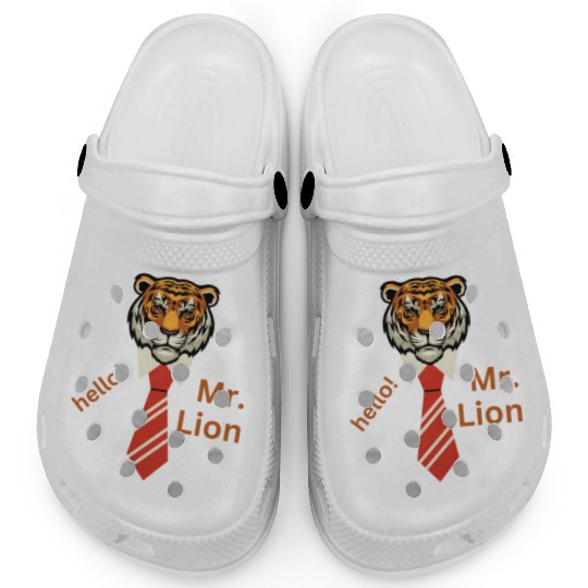 "Roar in Style with our 'Hello Mr. Lion' Clogs