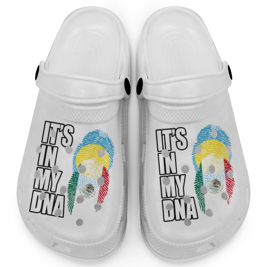 Palauan And Mexican Heritage Dna Flag Clogs