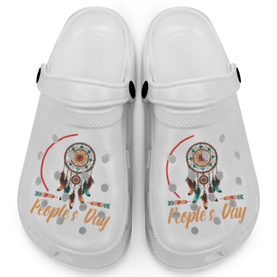 Aboriginal Indians Indigenous Native American Day Clogs