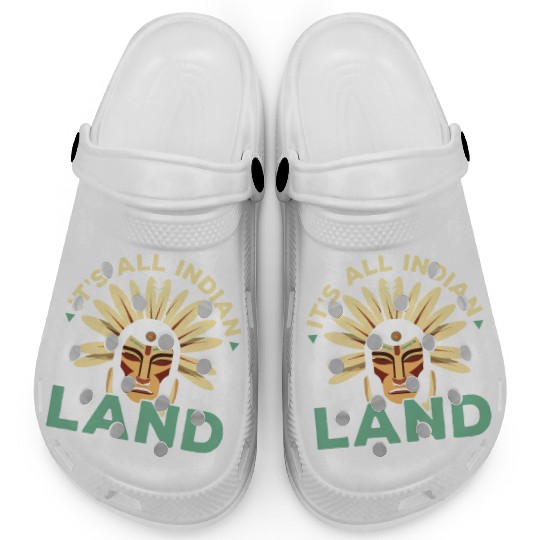 Aboriginal Indians Indigenous Native American Day Clogs
