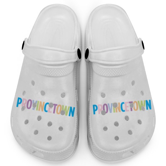 Provincetown Massachusetts Colorful Vacation Clogs