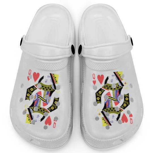 Queen Of Hearts Playing Card Halloween S Clogs