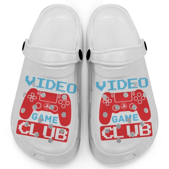 Video game club gamer Clogs