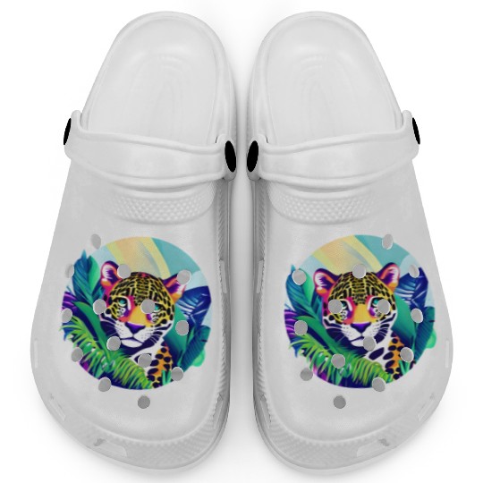 Jaguar in the Tropics Clogs