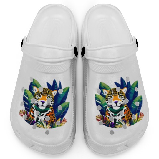 Jaguar in the Tropics Clogs