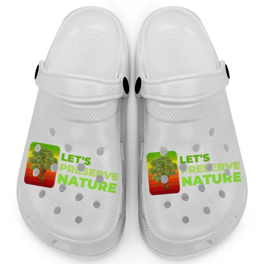 Lets preserve Nature nostalgia Clogs