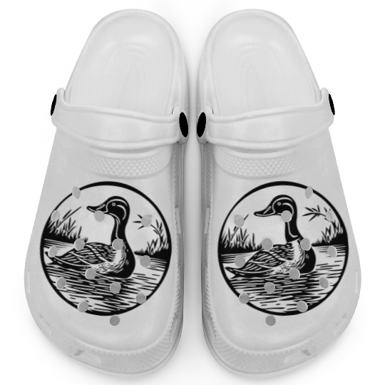Duck Bird Nature Pond Clogs