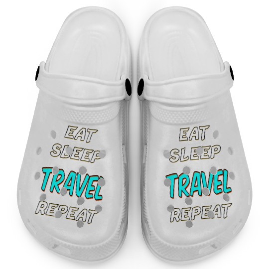 DESIGNEAT SLEEP TRAVEL REPEAT Clogs
