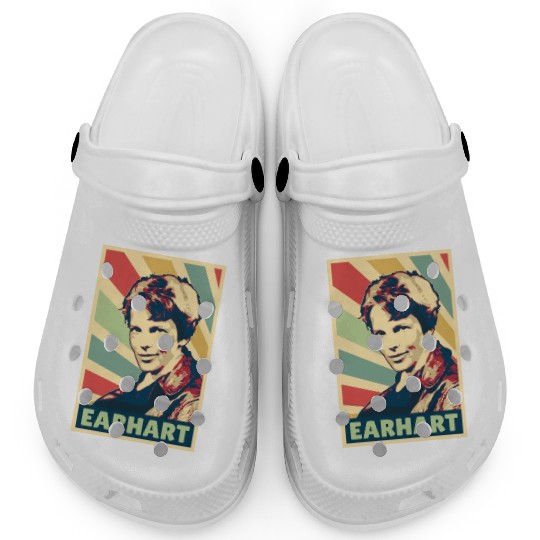 Amelia Earhart Vintage Colors Clogs