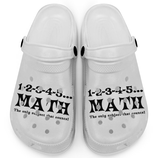 Black Math Counts nature Clogs