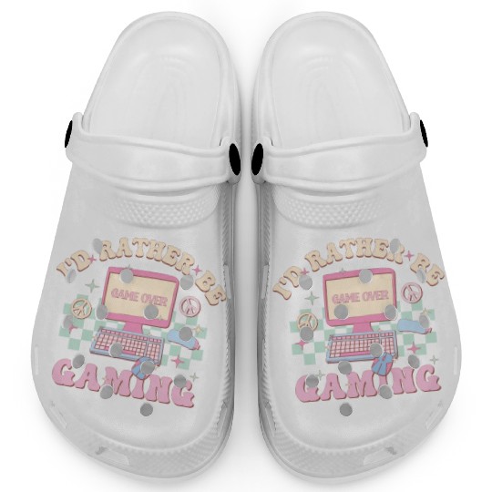 I'd Rather Be Gaming, Happy Game Day Clogs