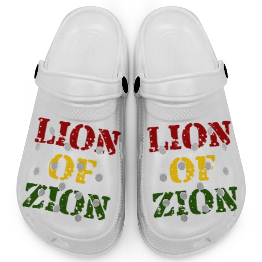 Lion Of Zion Reggae Colors Clogs