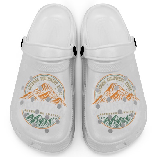 The mountains call hiking rock climbing Clogs