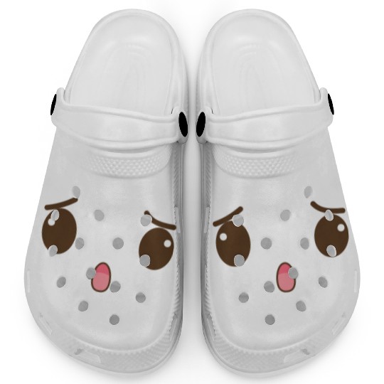 Surprised Cute Face summer Clogs