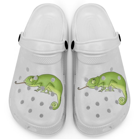 Green Chameleon Clogs