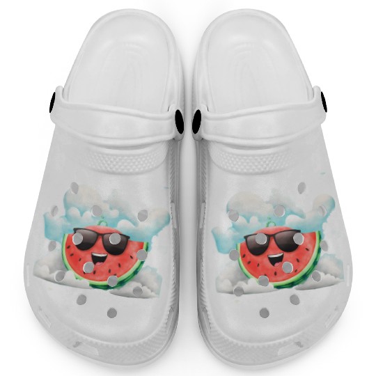 Cute Watermelon Party Summer Melon Fruit Clogs