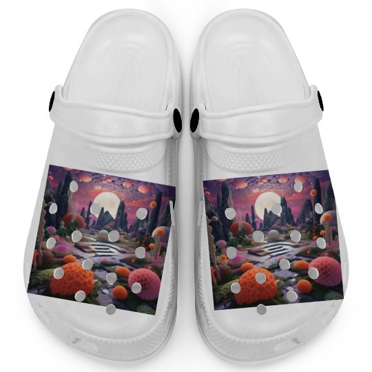 Visually Pleasing Moonlight Coral [Surreal Aesthet Clogs