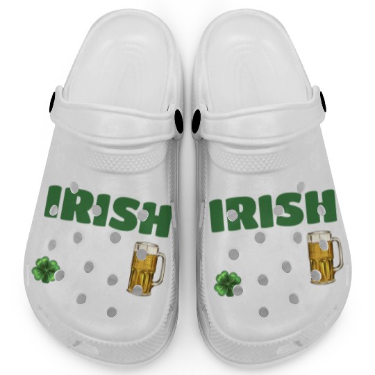 Irish You Were Beer Design For Beer Lover Clogs