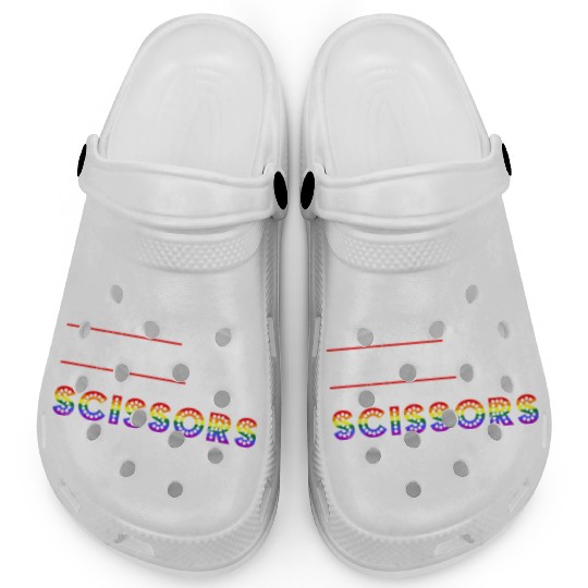 Rock Paper Scissors LGBT For Lesbians Lesbian Gay Clogs