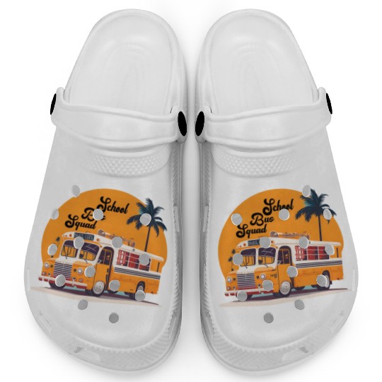 The Nature School bus Clogs design