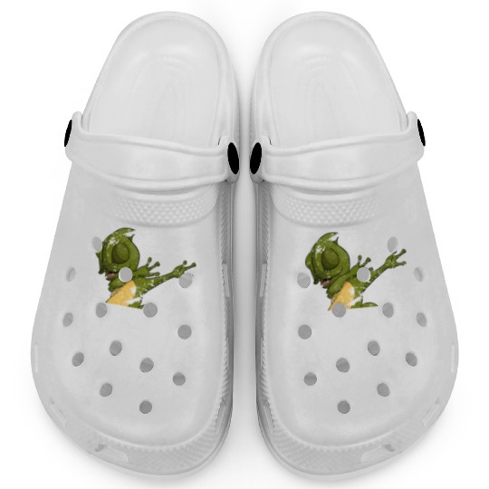 Dabbing Lizard Reptile Animal Pocket Chameleon Clogs