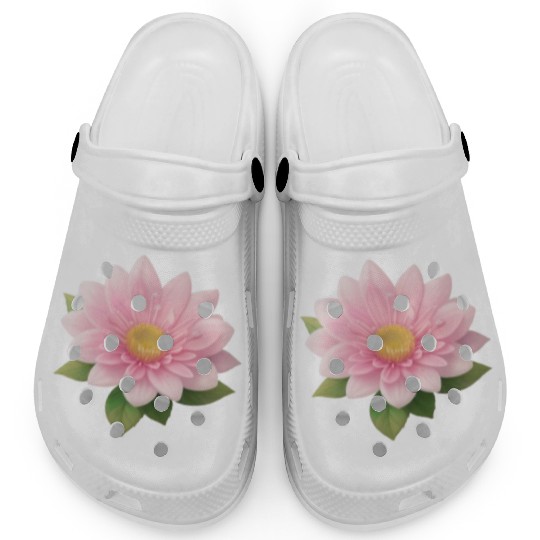 Lovely Pink Little Flower - Water Lily Clogs
