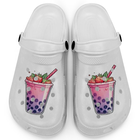 Boba Tea Design - Bubble Tea Clogs