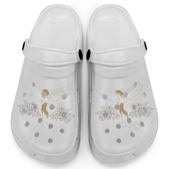 Fairy Clogs, Fairycore Floral Fairy Grunge Clogs,