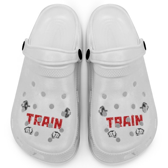 Pain Is Fuel Train On Motivation Gym Weight Clogs