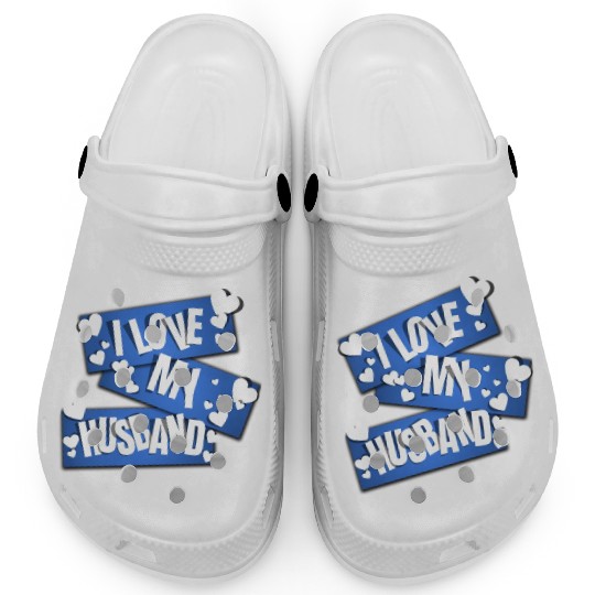 I Love My Husband Clogs