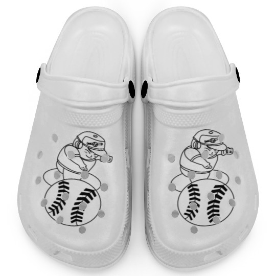Kawaii Chibi Baseball Pitcher Clogs