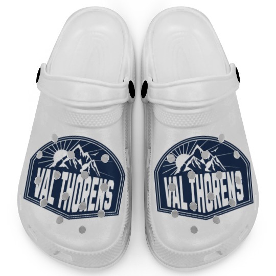 Val Thorens France Vintage Snowboard Clogs