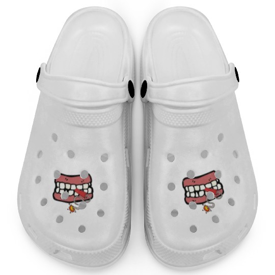 I Use A Dynamite Stick As A Toothpick Gangster Pun Clogs