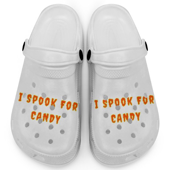 I Spook For Candy nostalgia Clogs