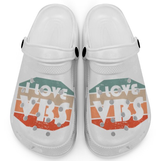 I Love VBS Summer Camp Vacation Bible School Crew Clogs