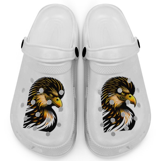 eagle logo"Strength and Freedom: The Eagle's Embra Clogs