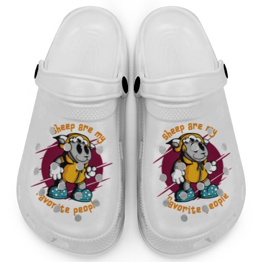 Sheep Are My Favorite People Farm Goat Livestock Clogs