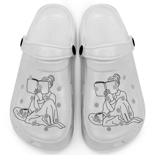 book aesthetic Clogs
