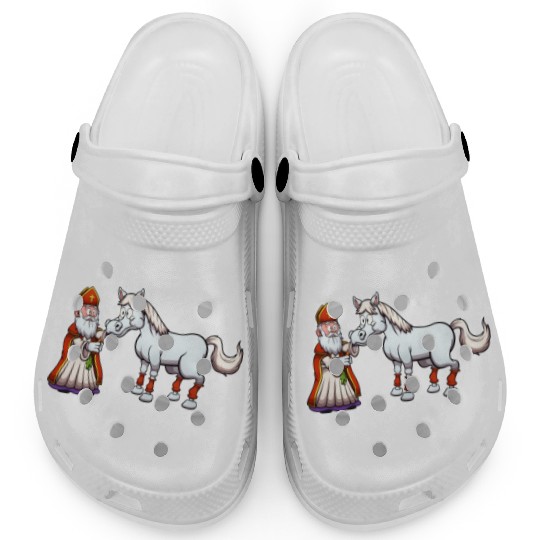 Saint Nicholas Feeding His Horse Clogs