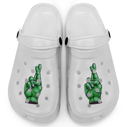 Zombie Fingers Crossed Clogs