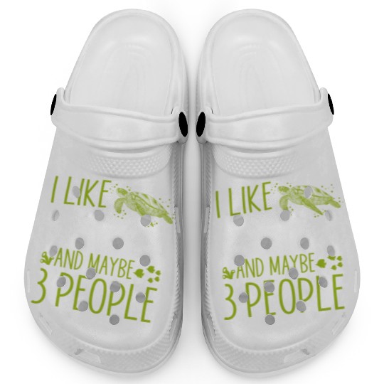 Sea Turtle Tortoise I Like Turtles Clogs