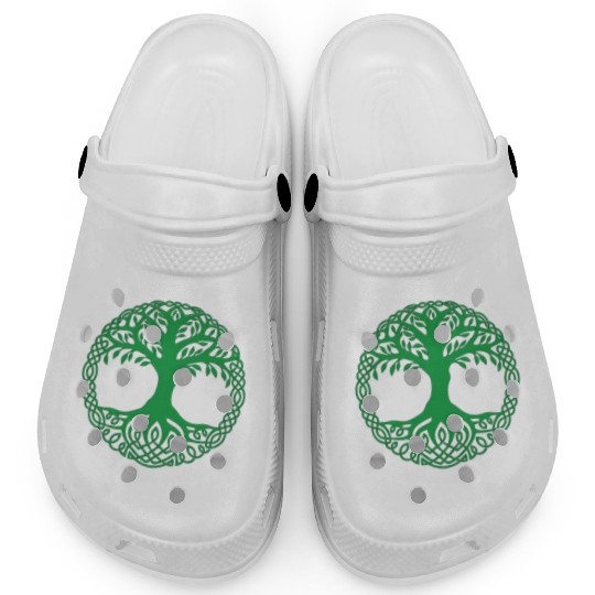 Pagan Celtic Wiccan As Above So Below Green Tree Clogs