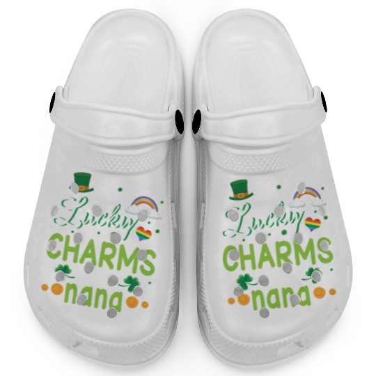 My Lucky Charms Call Me Nana Happy Saint Patrick Clogs