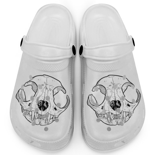 Cat Skull Clogs