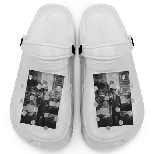 Mysterious Alien in a Suit: Photo Rio de Janeiro Clogs